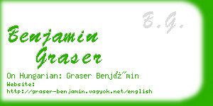 benjamin graser business card